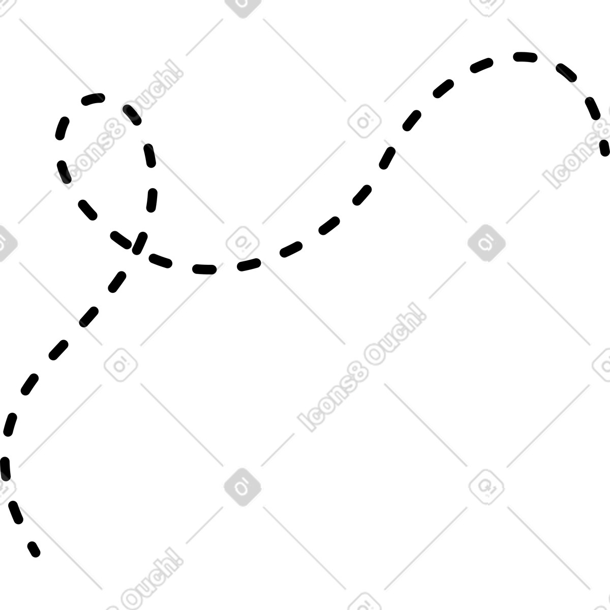 Иллюстрация Dotted line border frame with evenly spaced circular points в стиле Notion Art — скачать в форматах PNG, SVG