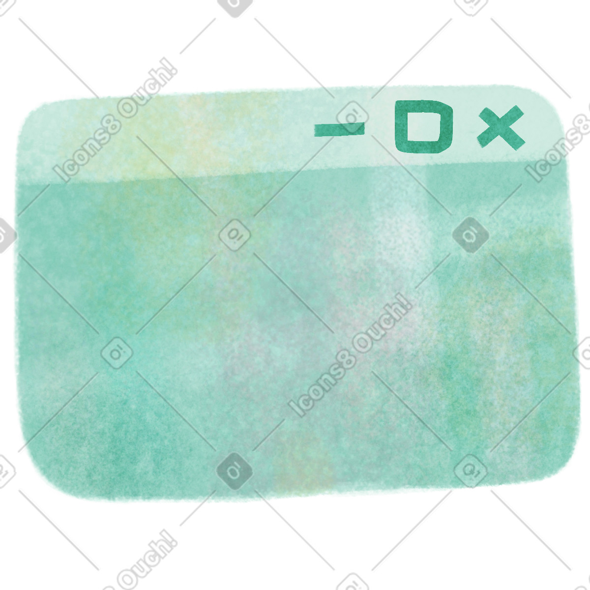 Tab illustration in Jungle style download in PNG, SVG