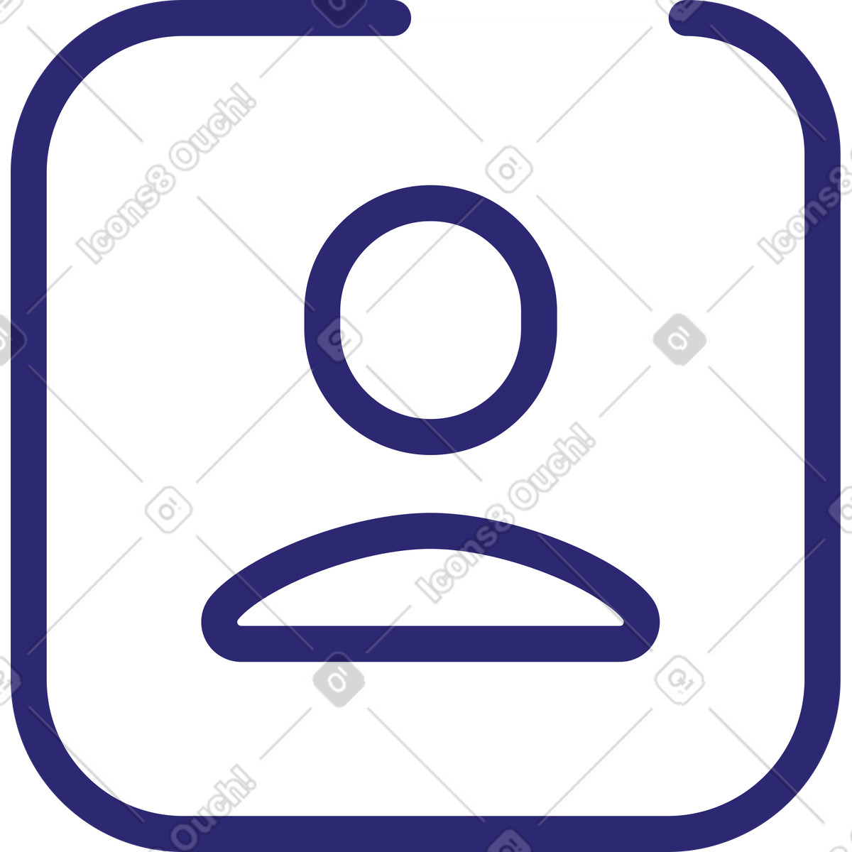 下载 Cut 风格的 用户图标 插画，支持 PNG、SVG 格式
