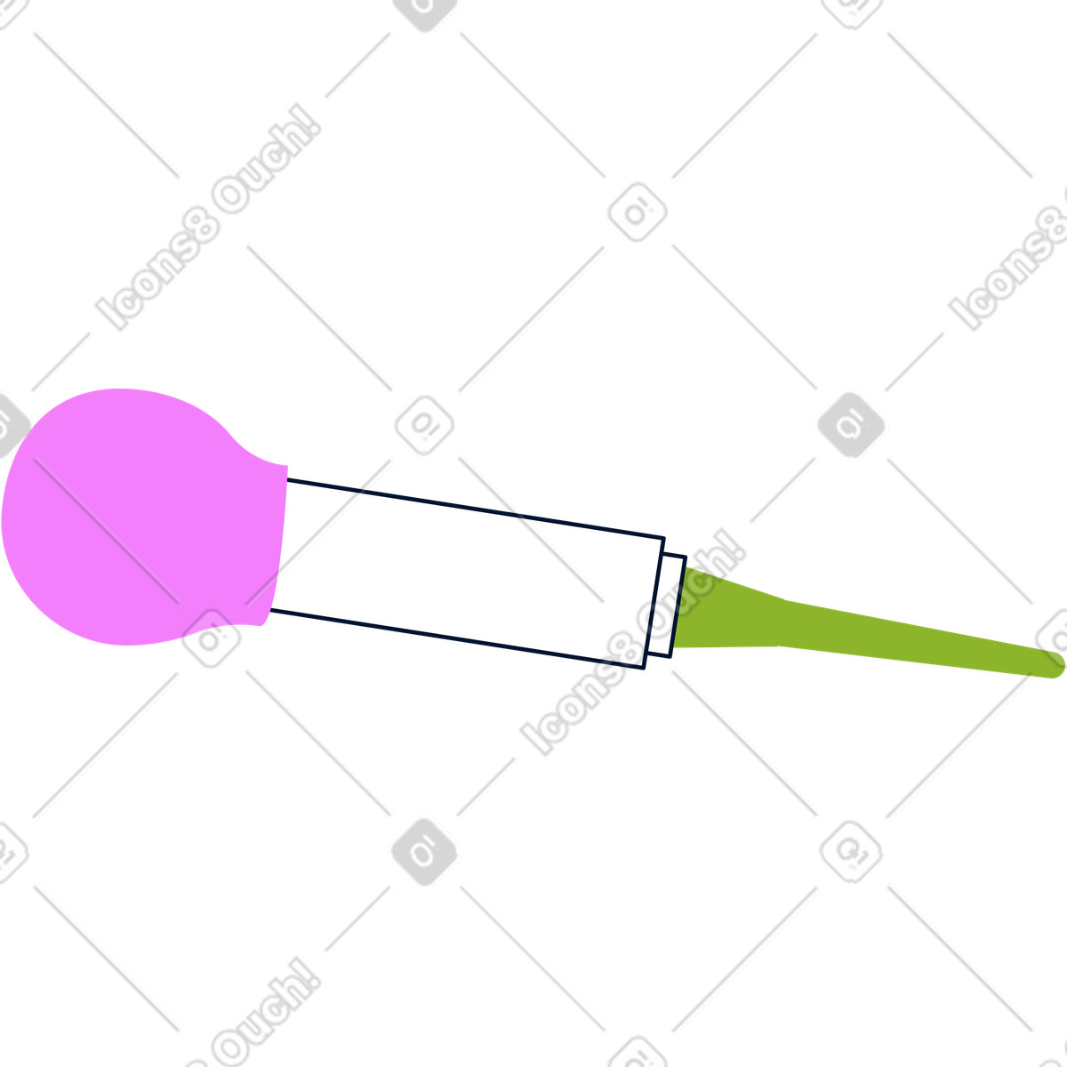 Ilustração de Pipeta em no estilo Cubes para baixar em PNG, SVG
