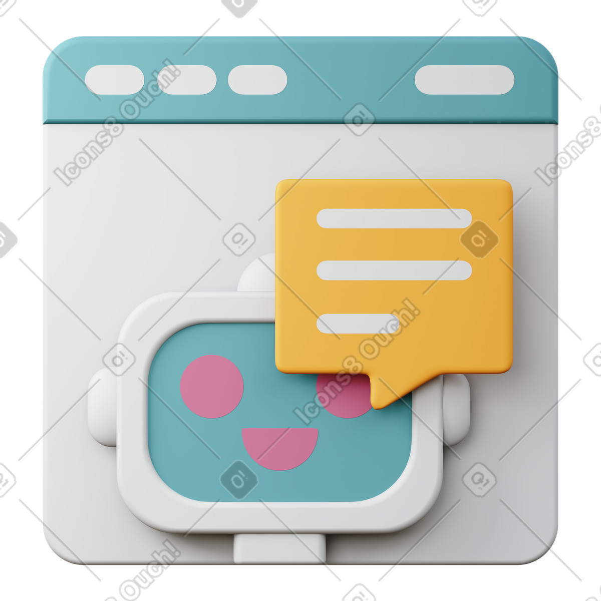 Ilustración Zerogpt en estilo 3D Sugary a descargar en PNG y SVG