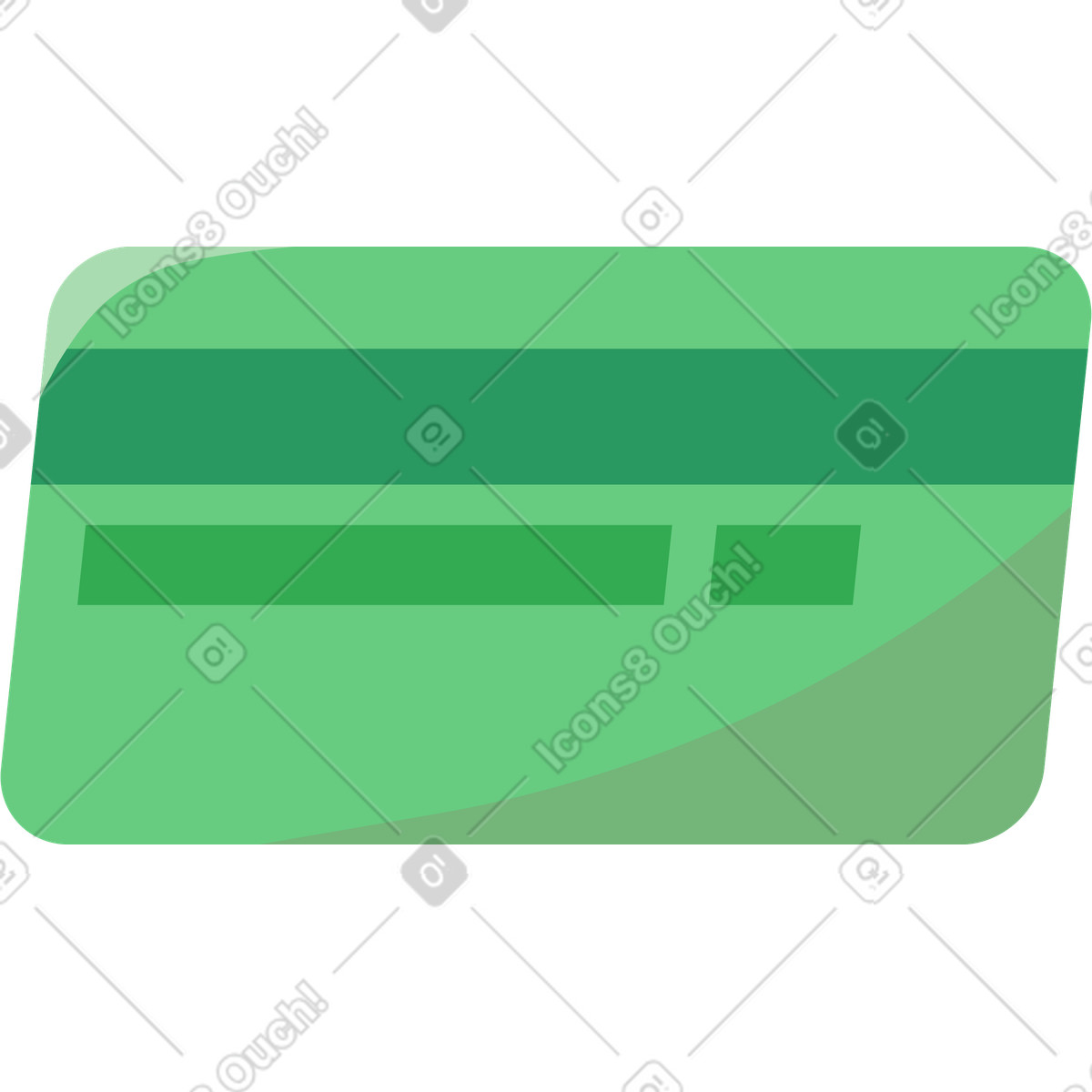 Carta di credito illustrazione in stile Jaconda scarica in PNG, SVG