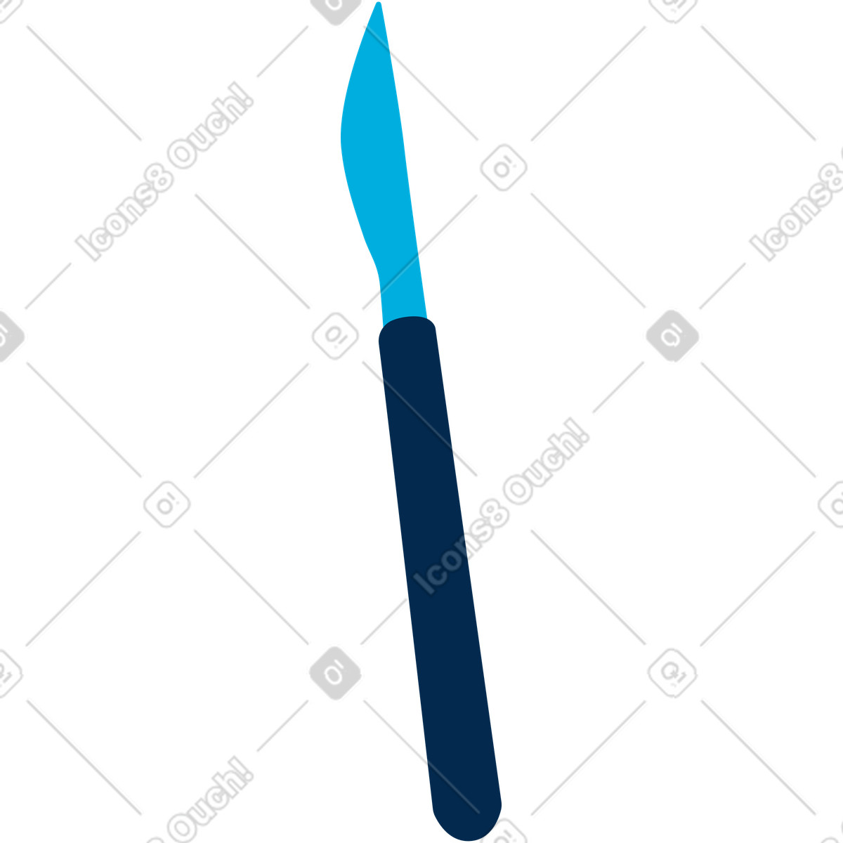 Flame スタイルの Scalpel のイラストをPNG、SVG形式でダウンロード