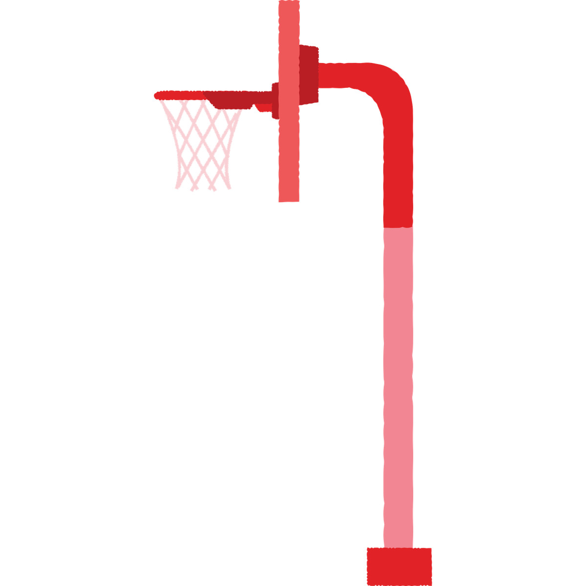 Basketball-hoop illustrazione in stile Cherry scarica in PNG, SVG