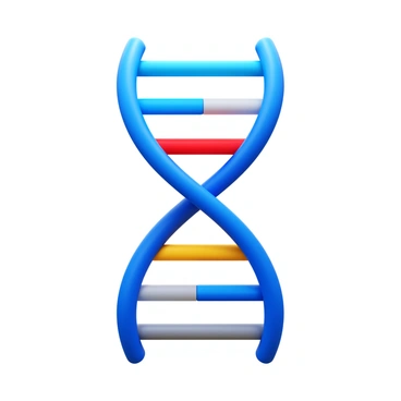 A DNA double helix structure with two strands twisted together. One of the strands displays a visible mutation, highlighted in bright colors such as red, blue, and yellow. The background features a subtle gradient to emphasize the vibrant colors of the mutation. The overall structure appears three-dimensional, showcasing the intricate details of the DNA molecule.