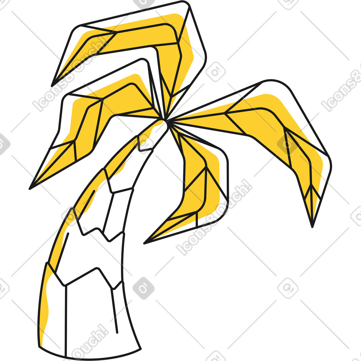 Ilustração de Palma em no estilo Taxi para baixar em PNG, SVG