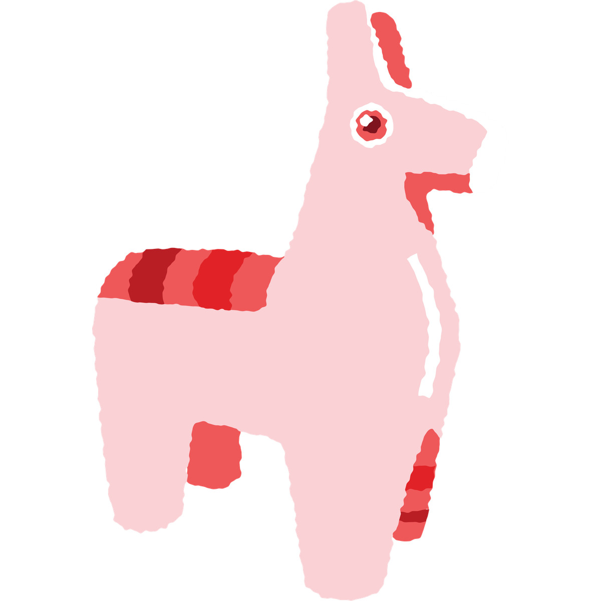 Pinata illustration in Cherry style download in PNG, SVG