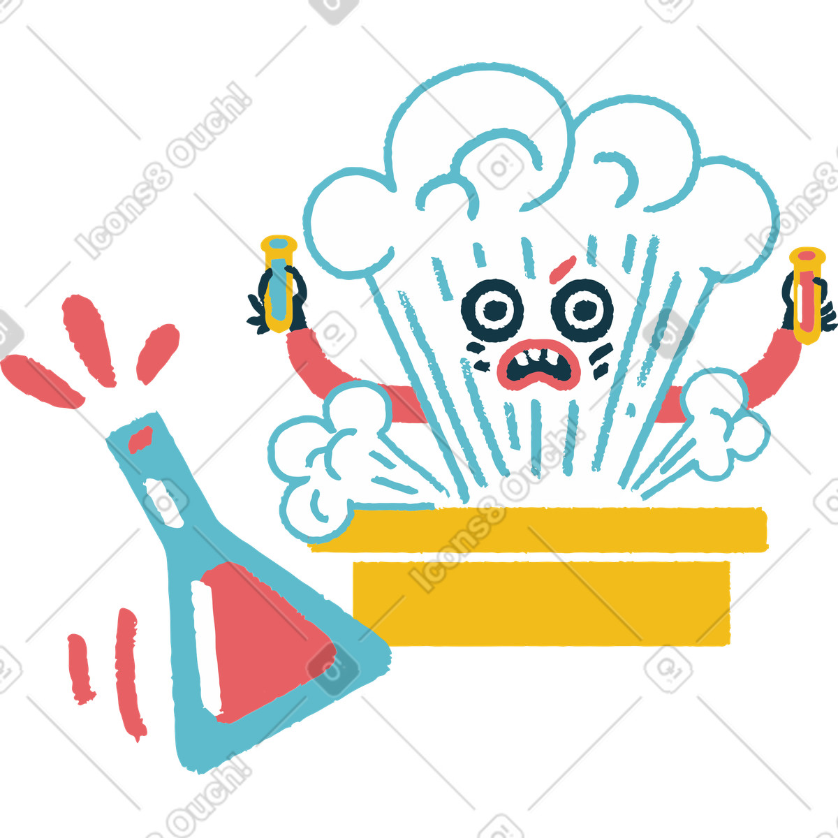 Flamenco スタイルの 人が爆発した のイラストをPNG、SVG形式でダウンロード