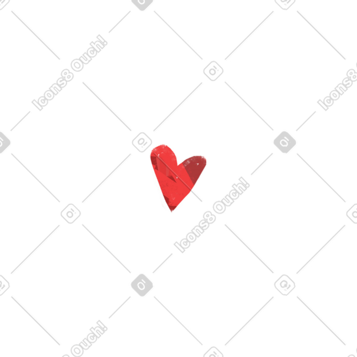 Ilustração de Coração em no estilo Fabulous para baixar em PNG, SVG