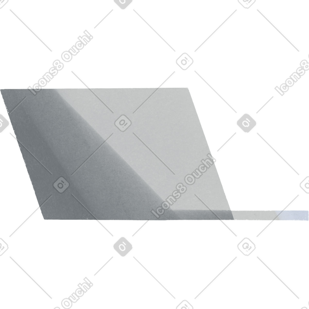 下载 Shine 风格的 Back view of laptop 插画，支持 PNG、SVG 格式