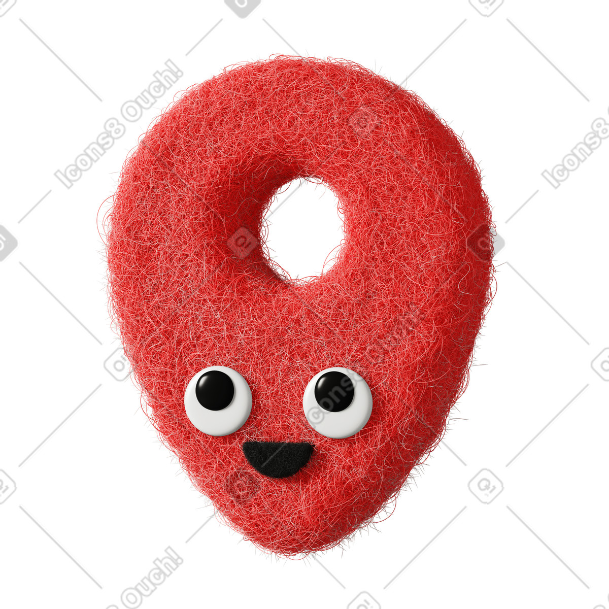 Illustration Geotag dans le style Fuzzy à télécharger aux formats PNG, SVG