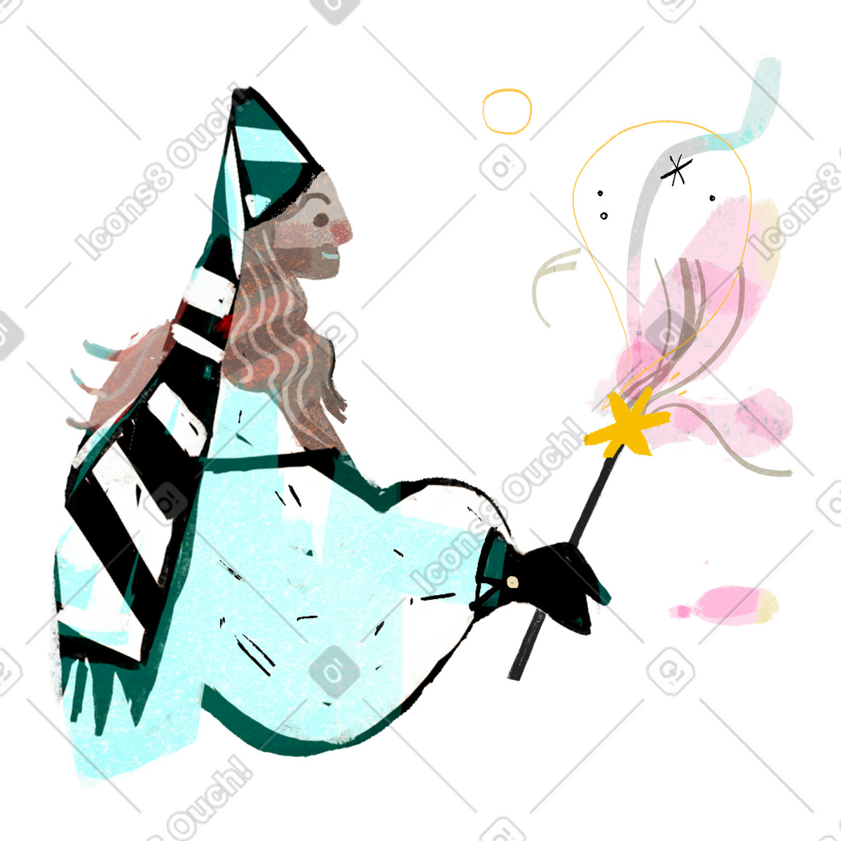Fabulous スタイルの ウィザード のイラストをPNG、SVG形式でダウンロード
