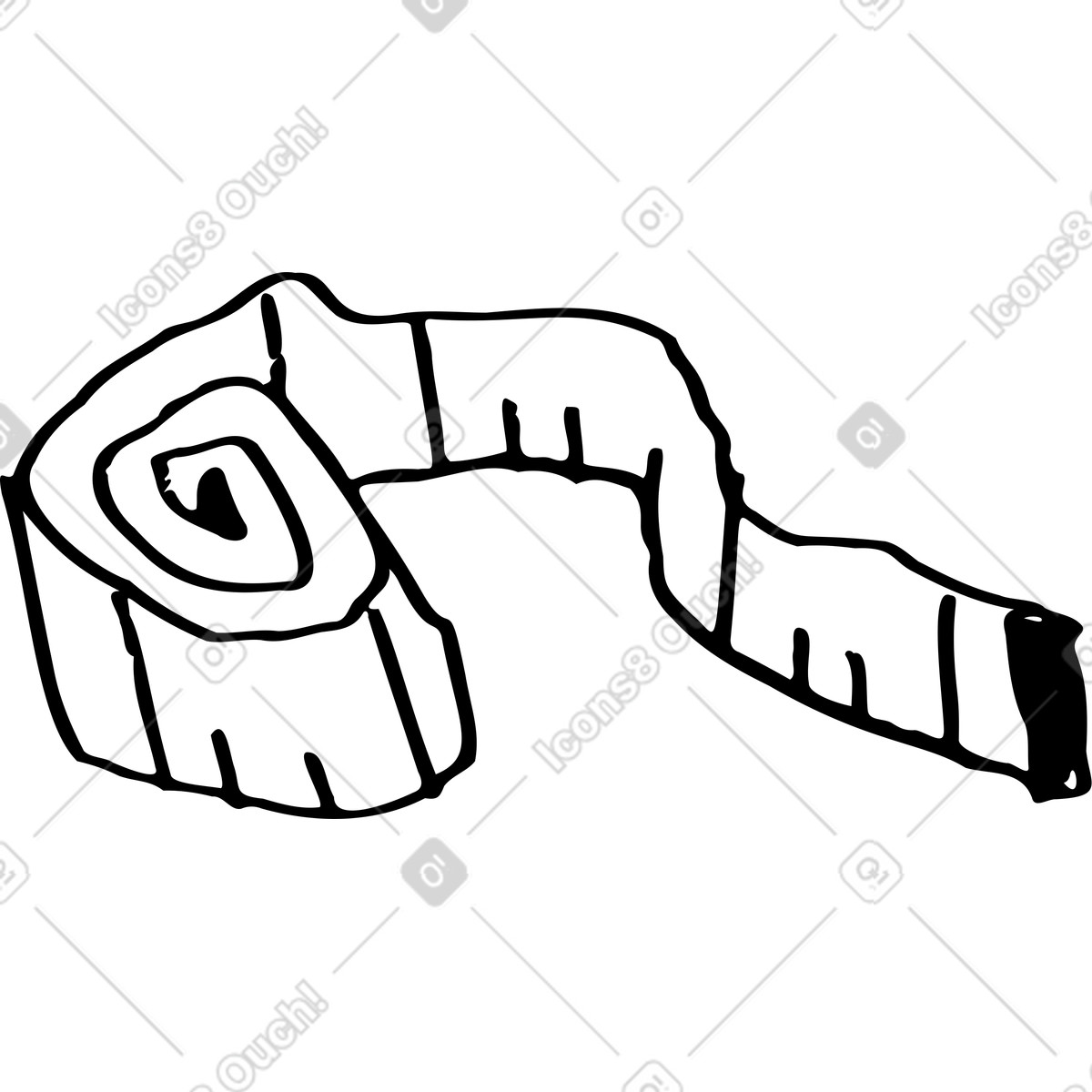 Ilustração de Fita métrica em no estilo Marks para baixar em PNG, SVG
