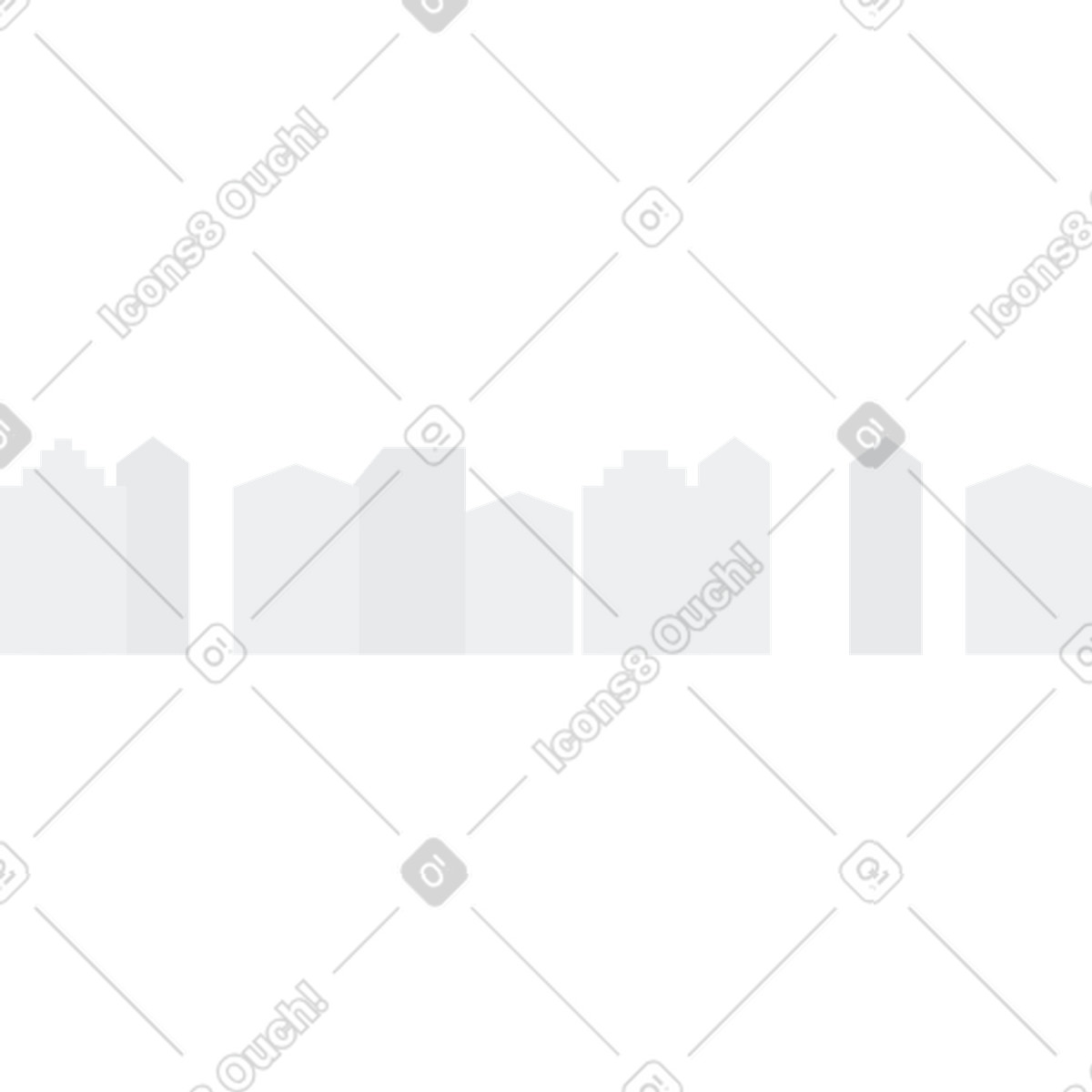Ilustración European city street background en estilo Urban a descargar en PNG y SVG