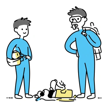 A diving instructor, wearing a wetsuit and a dive mask, is inspecting a student's diving equipment. The instructor is checking the air tank, ensuring the regulator is properly connected. The student, also in a wetsuit, is standing beside the instructor with a focused expression. Various diving gear, including fins and a snorkel, are spread out on a neat surface nearby. Bright sunlight illuminates the scene, highlighting the details of the equipment and the expressions on both faces.