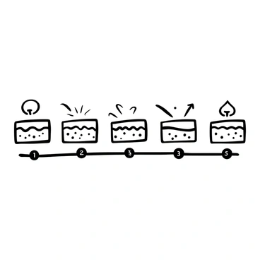 A timeline illustration showing the skin healing process after microneedling.