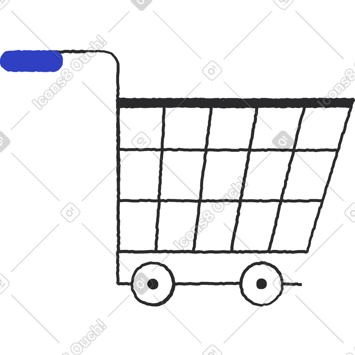 Illustration Panier dans le style Pablo à télécharger aux formats PNG, SVG
