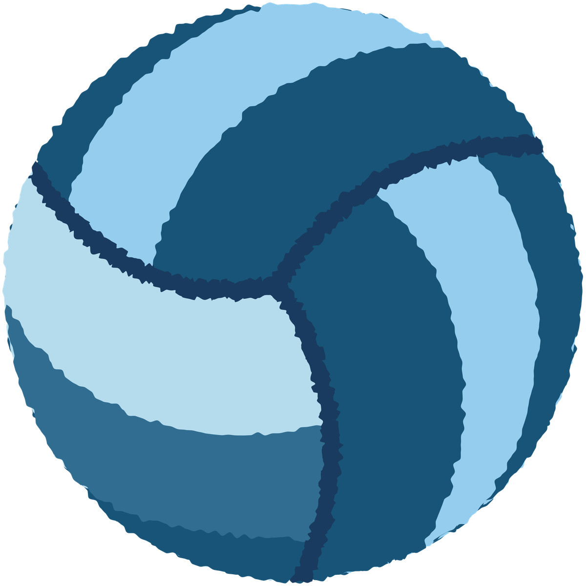 Illustration Volleyball ball dans le style Cherry à télécharger aux formats PNG, SVG