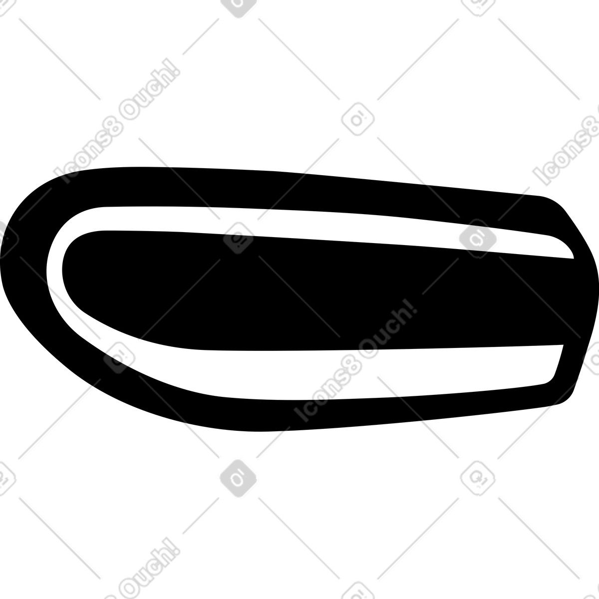 Ilustración Casco de realidad virtual en estilo Journal a descargar en PNG y SVG