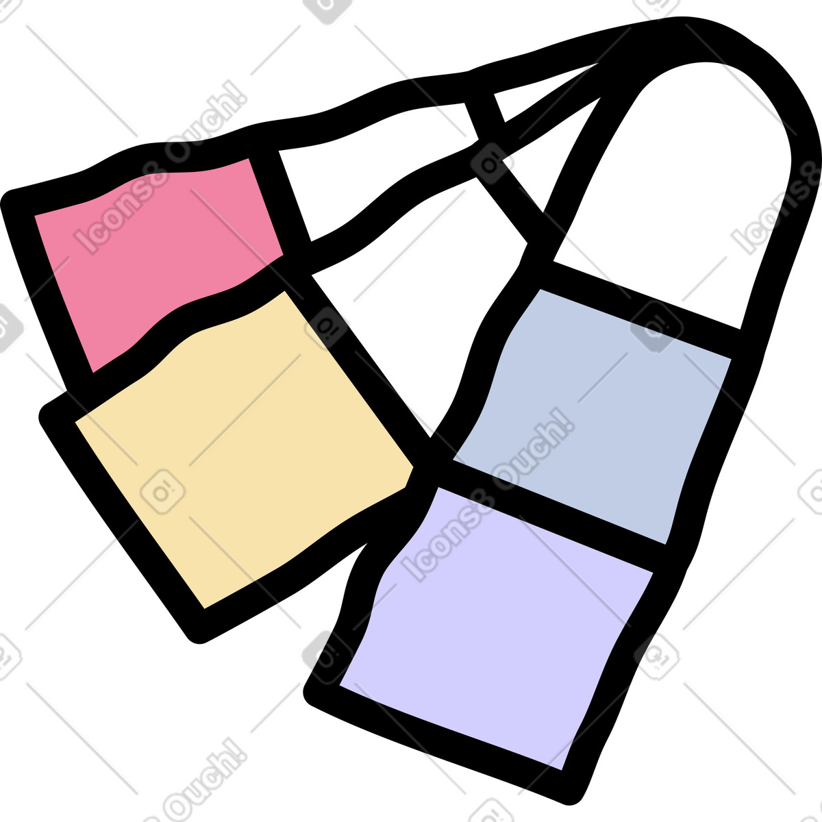 Ponte di colore illustrazione in stile Notes scarica in PNG, SVG