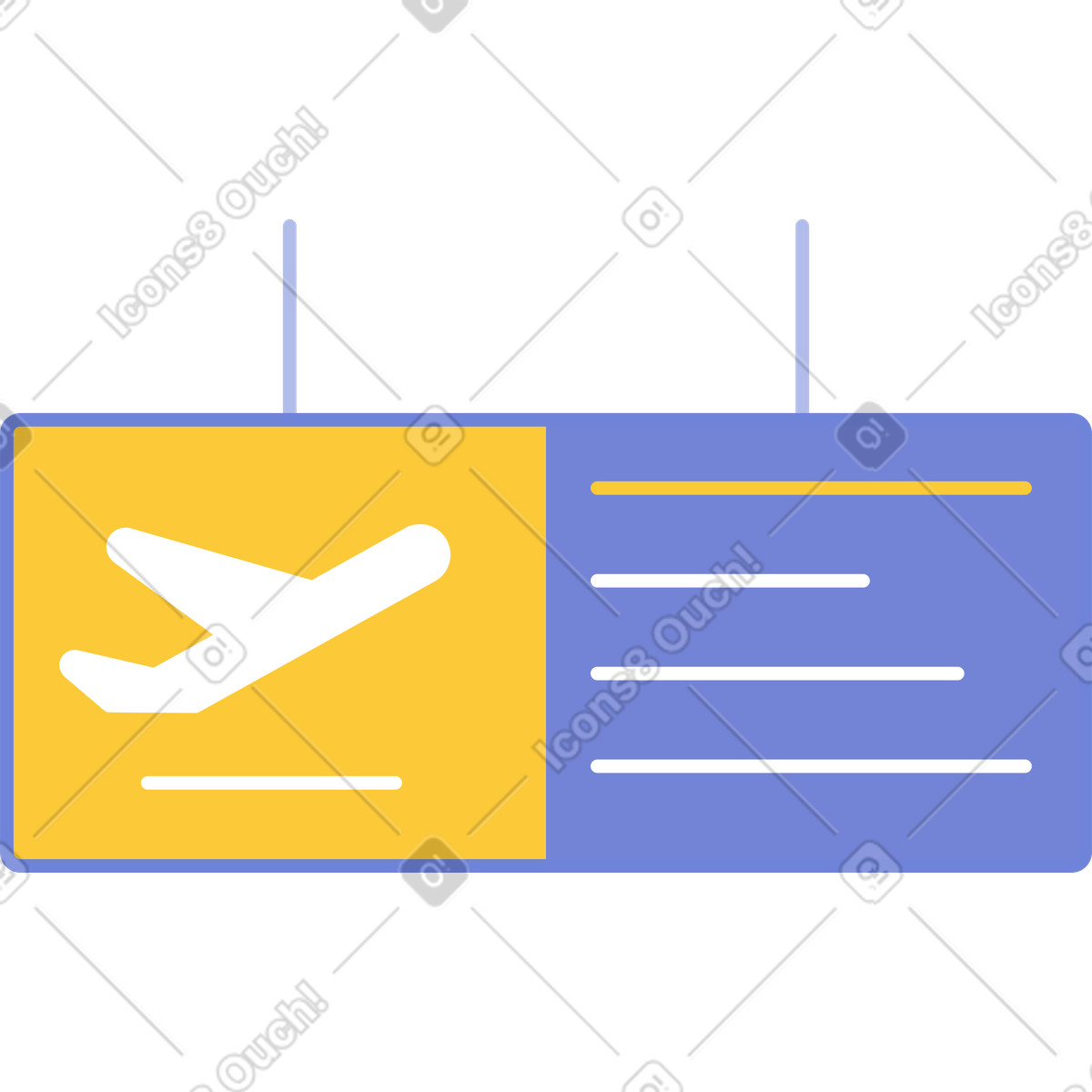 Scoreboard at the airport illustration clipart graphic download in PNG