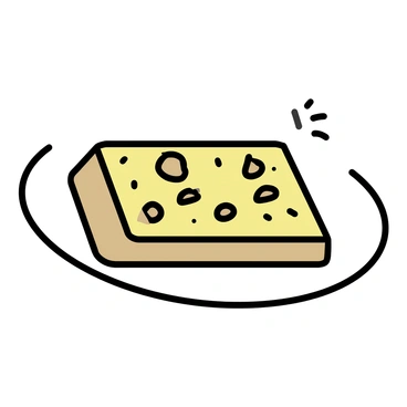 A sweet twist with focaccia topped with honey, walnuts, and a sprinkle of cinnamon