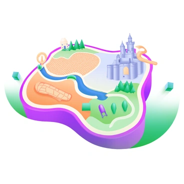 Create a map of an imaginary land, where each region is defined by a unique bone tissue pattern.