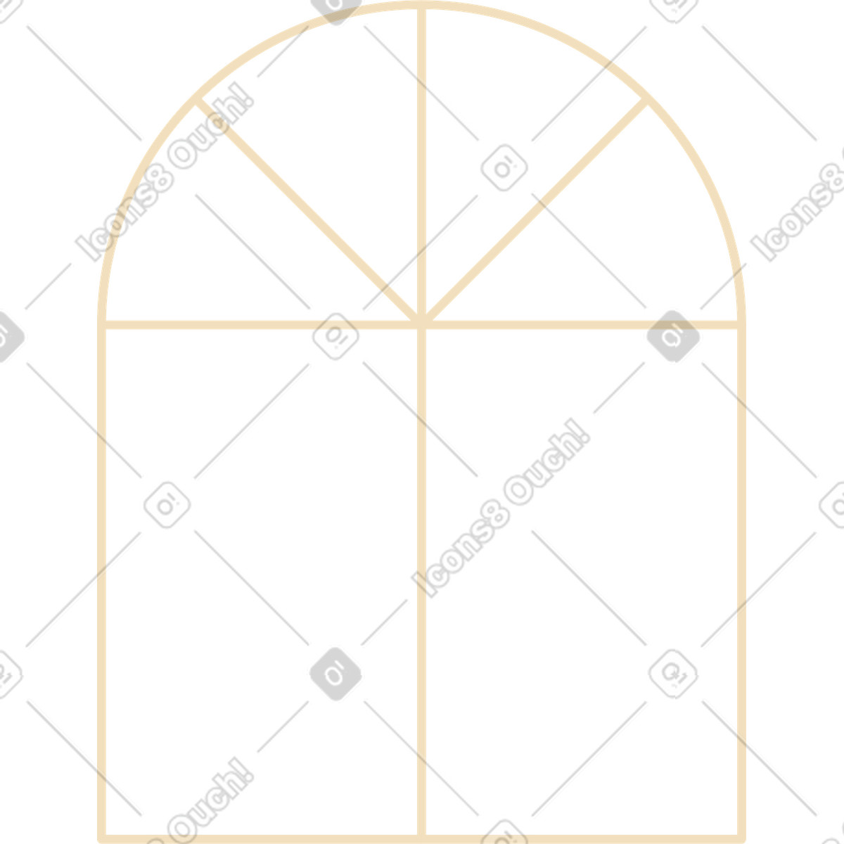 Ilustración Ventana en estilo Simplistic a descargar en PNG y SVG