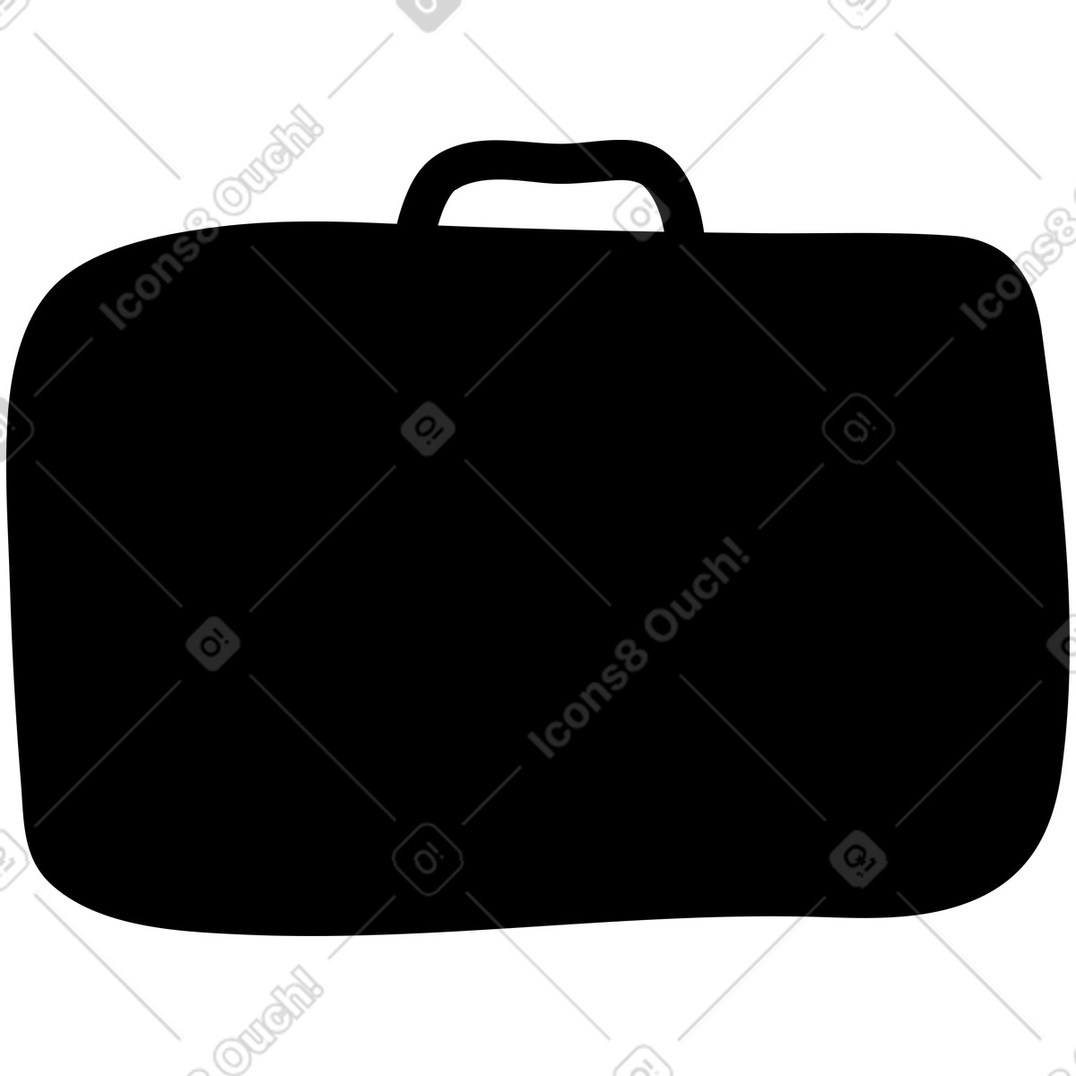 Иллюстрация Черный чехол для ноутбука в PNG и SVG