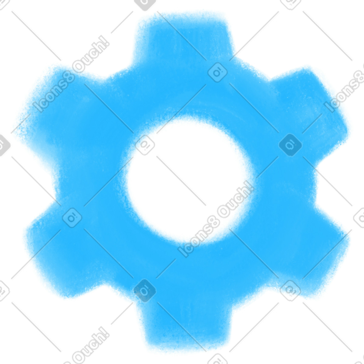 Settings-Illustration im Mushy-Stil als Download in PNG, SVG