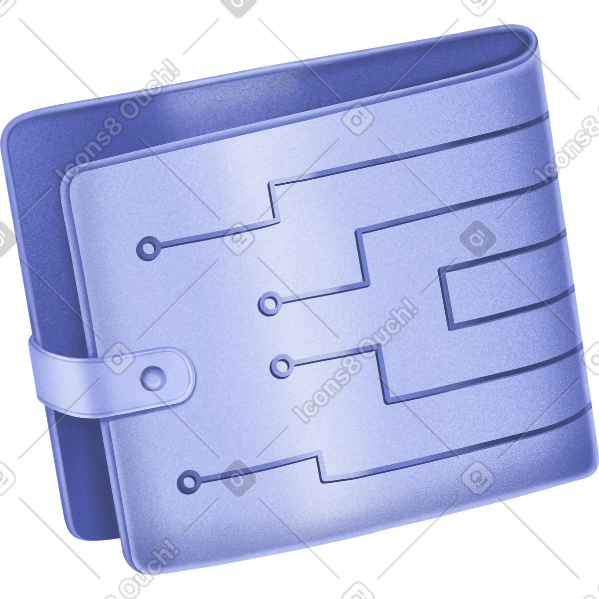 Crypto wallet-Illustration im Smart-Stil als Download in PNG, SVG