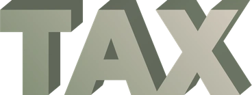 Lettering Tax with calculator, calendar and magnifying glass text ...