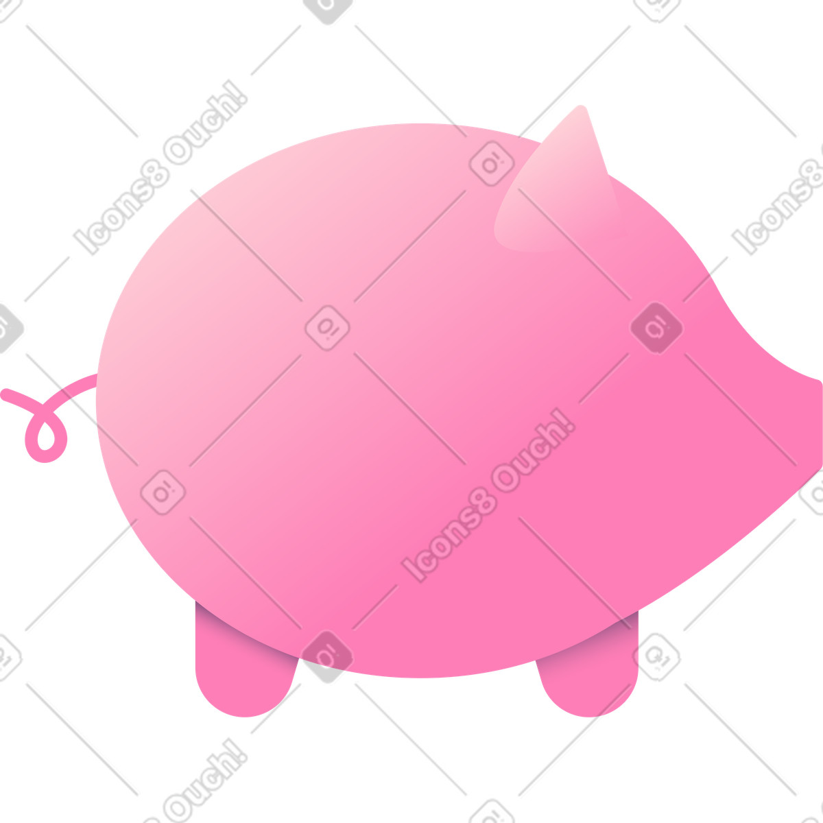 Illustration Tirelire dans le style Beam à télécharger aux formats PNG, SVG