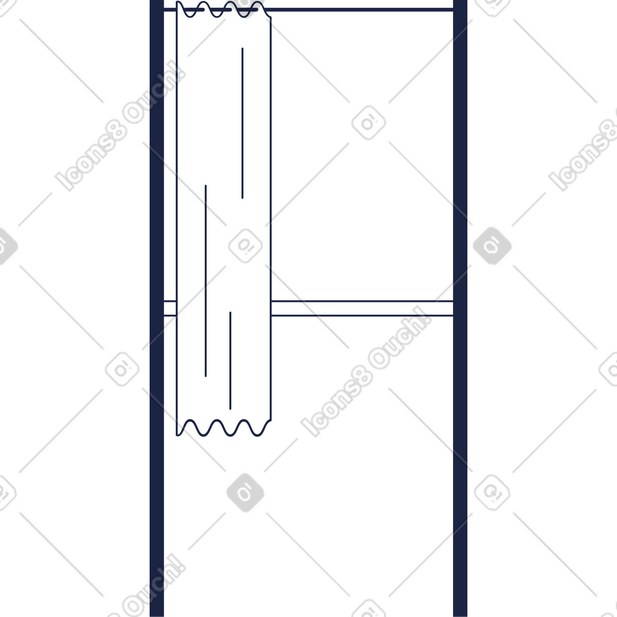 Illustration Endroit pour voter dans le style Urban Line à télécharger aux formats PNG, SVG