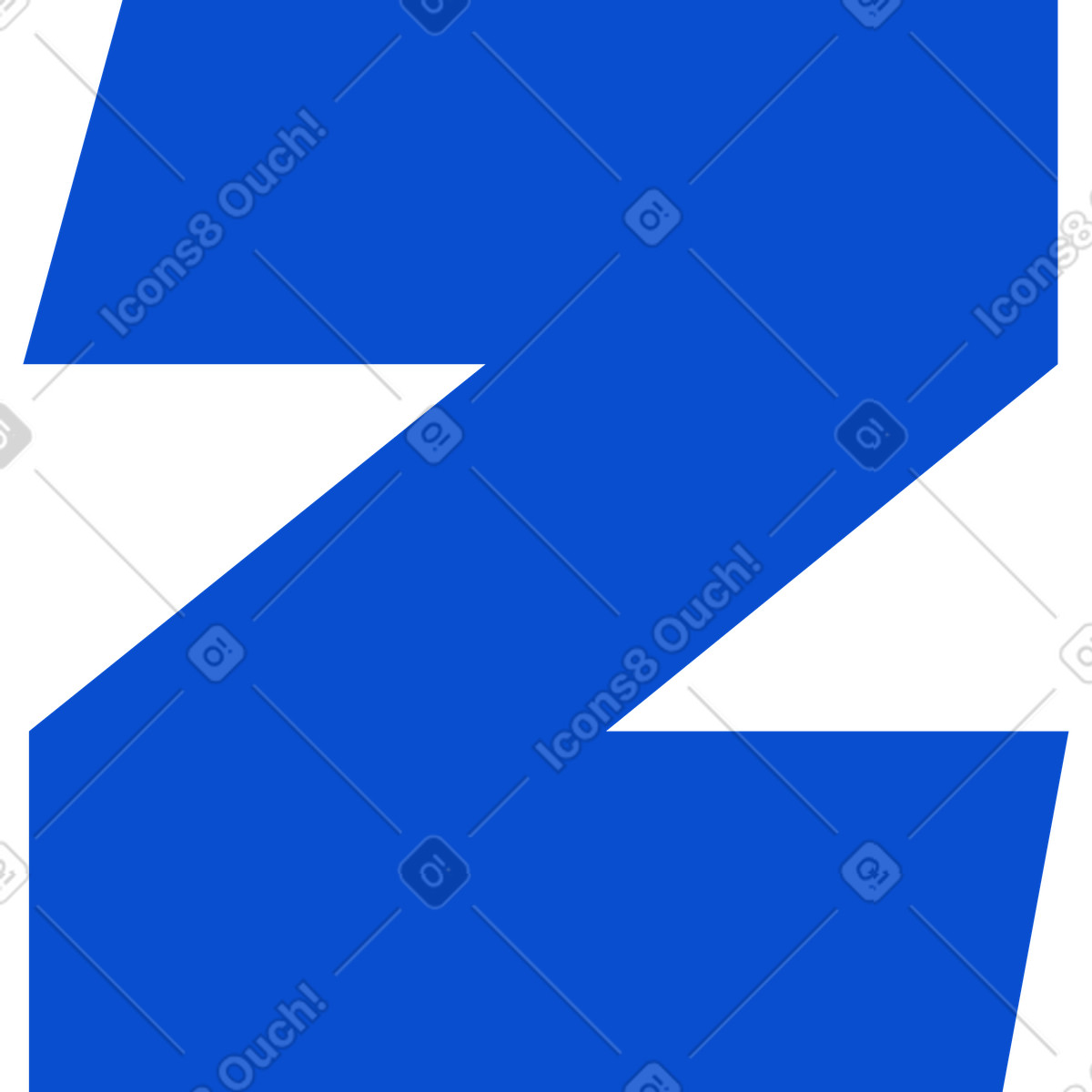 Lettera z illustrazione in stile Tiny scarica in PNG, SVG
