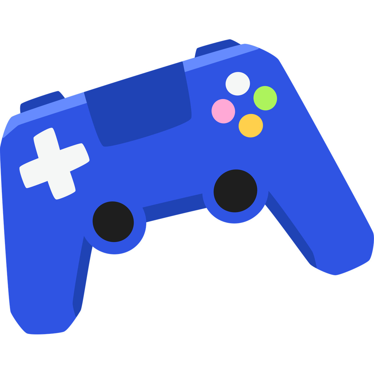 Gamepad illustrazione in stile Bouncy scarica in PNG, SVG