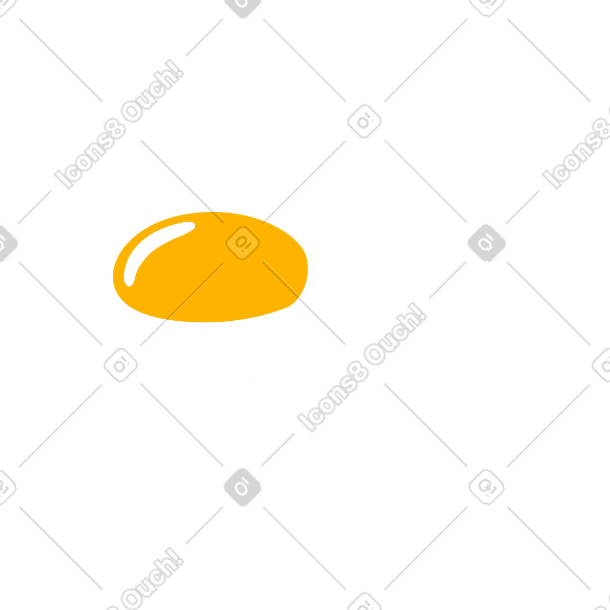 Ilustração de Ovo frito em no estilo Flame para baixar em PNG, SVG