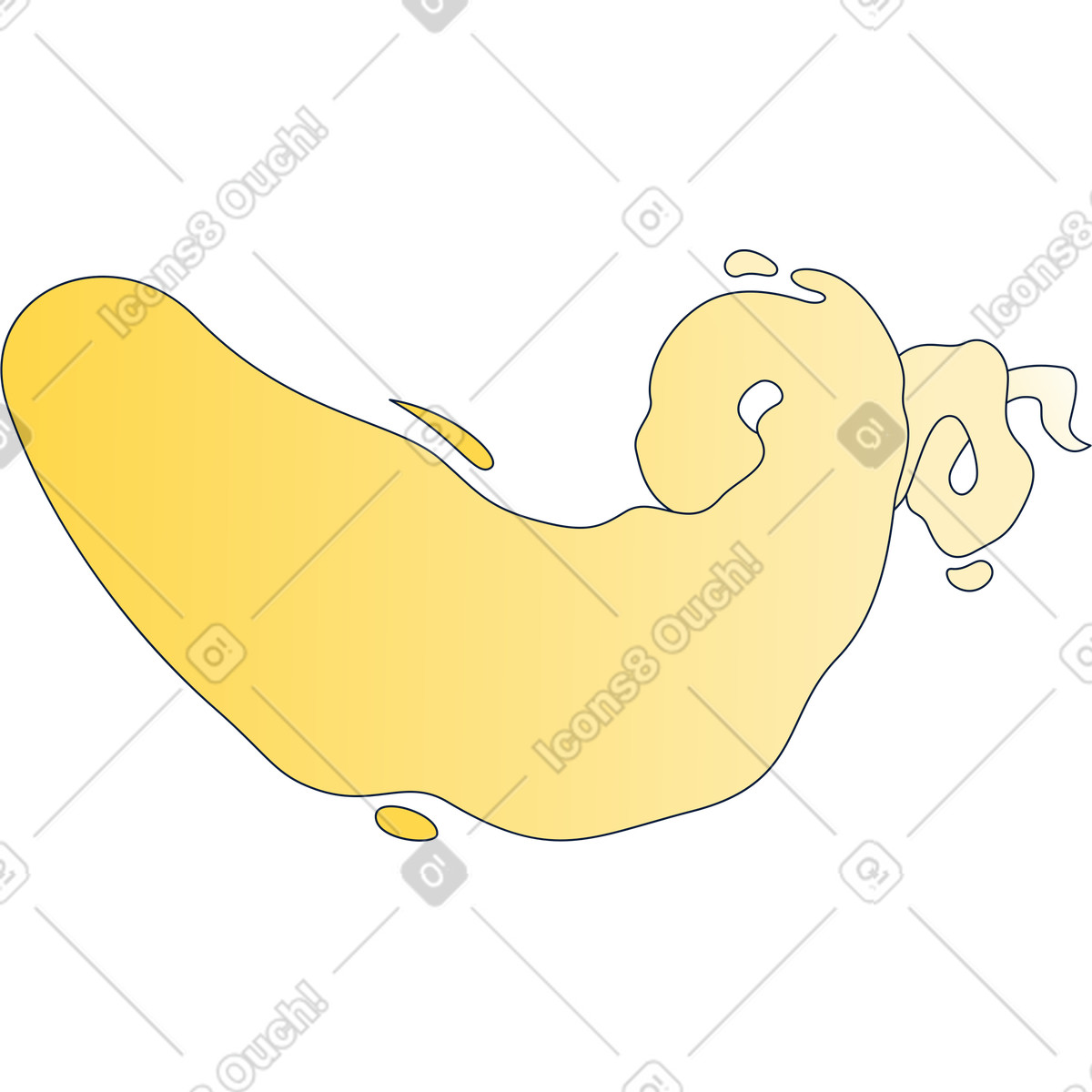 Aufsteigender rauch-Illustration im Neat-Stil als Download in PNG, SVG