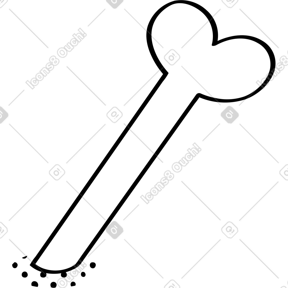 Illustration Os dans le style Looney à télécharger aux formats PNG, SVG