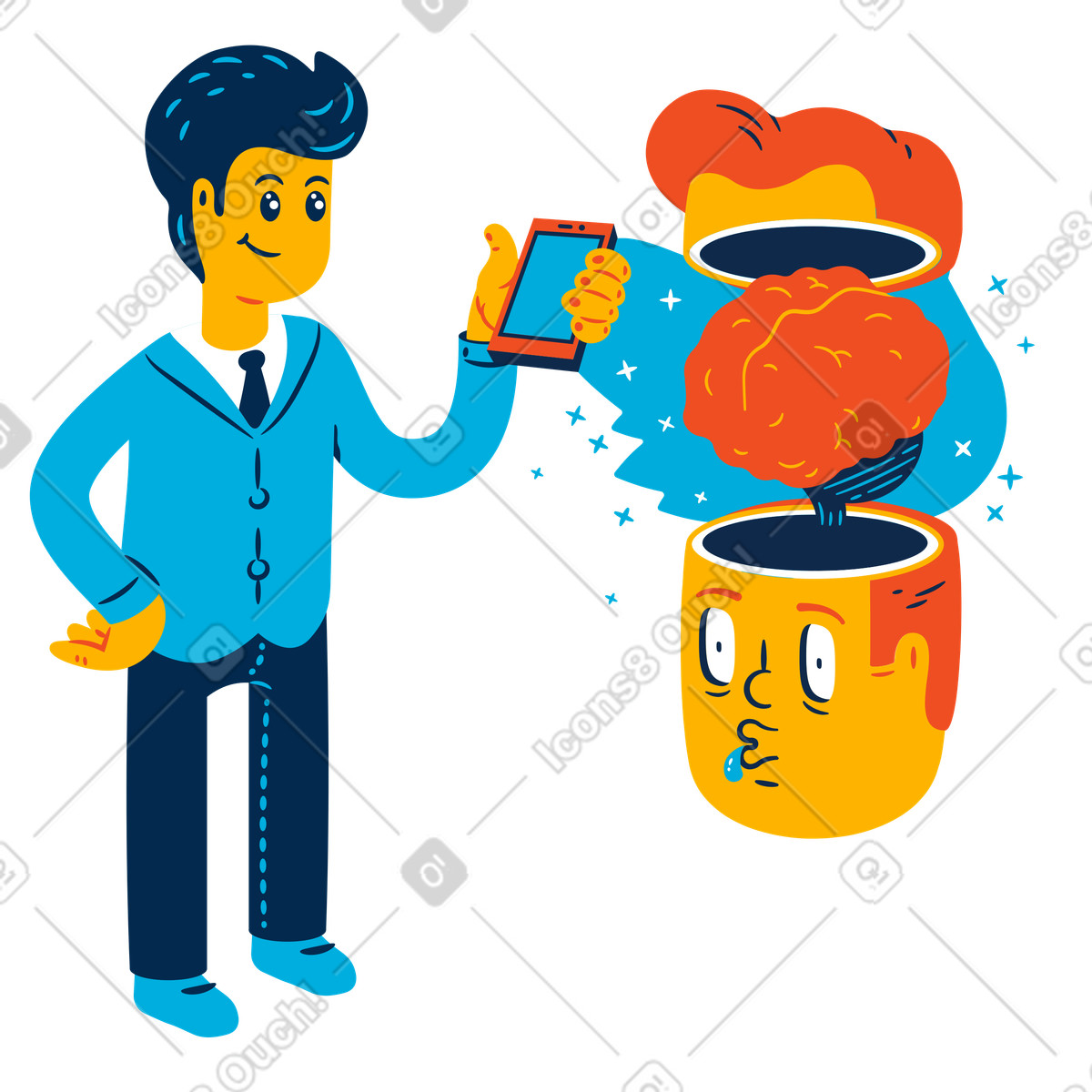AR anatomy illustration in Flame style download in PNG, SVG