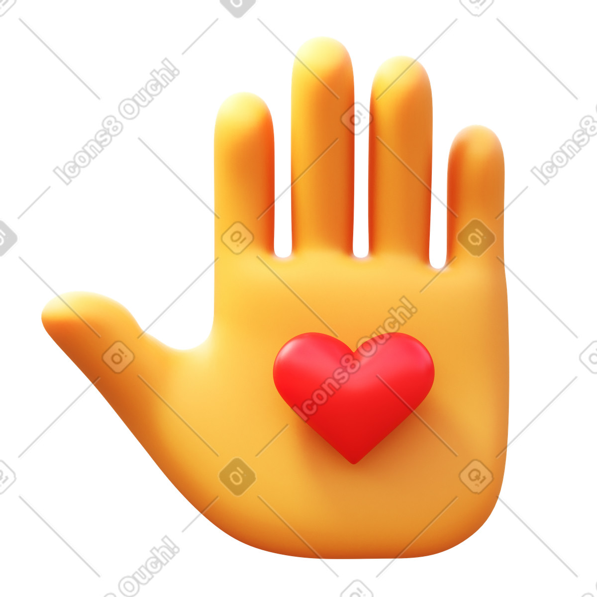 下载 3D Fluency 风格的 Volunteering 插画，支持 PNG、SVG 格式