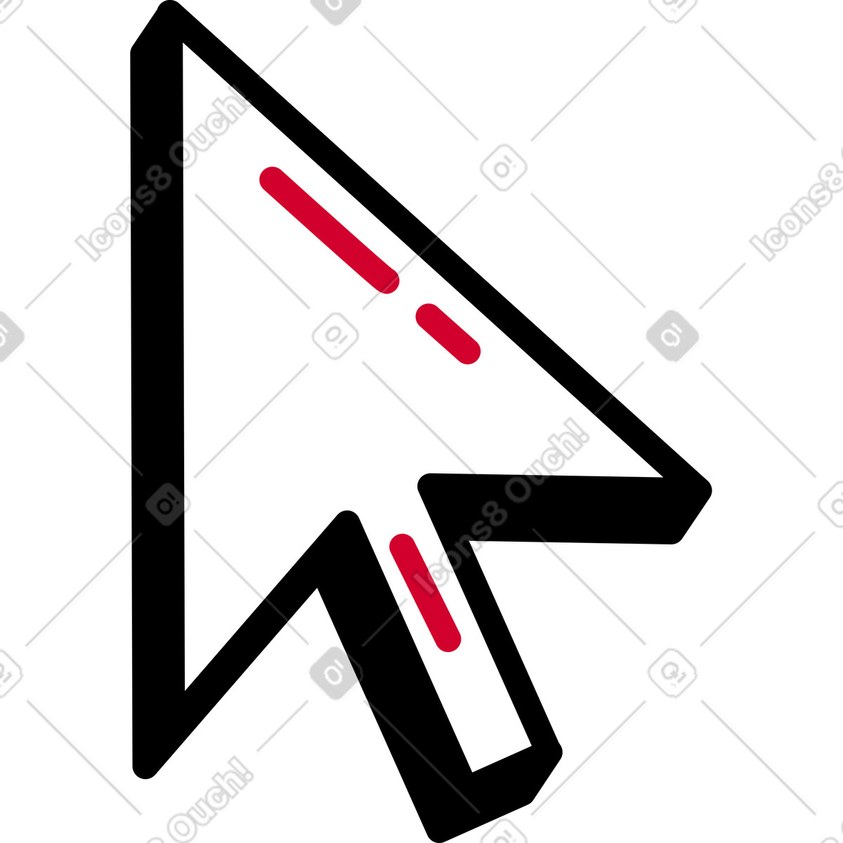 Cursor illustration in PNG, SVG