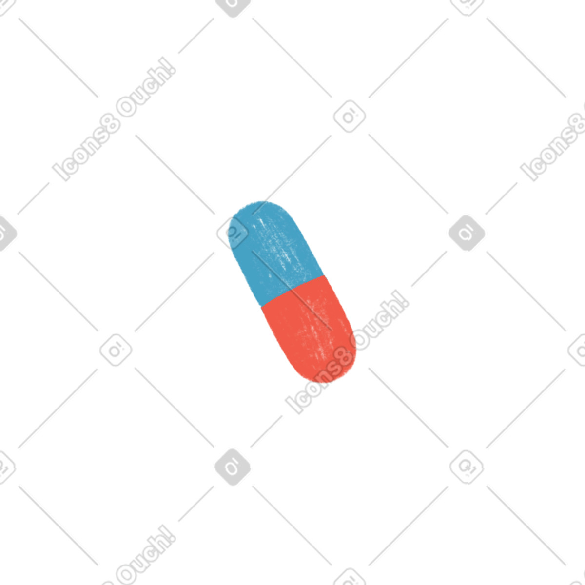 Red blue pill illustrazione in stile Tutti scarica in PNG, SVG