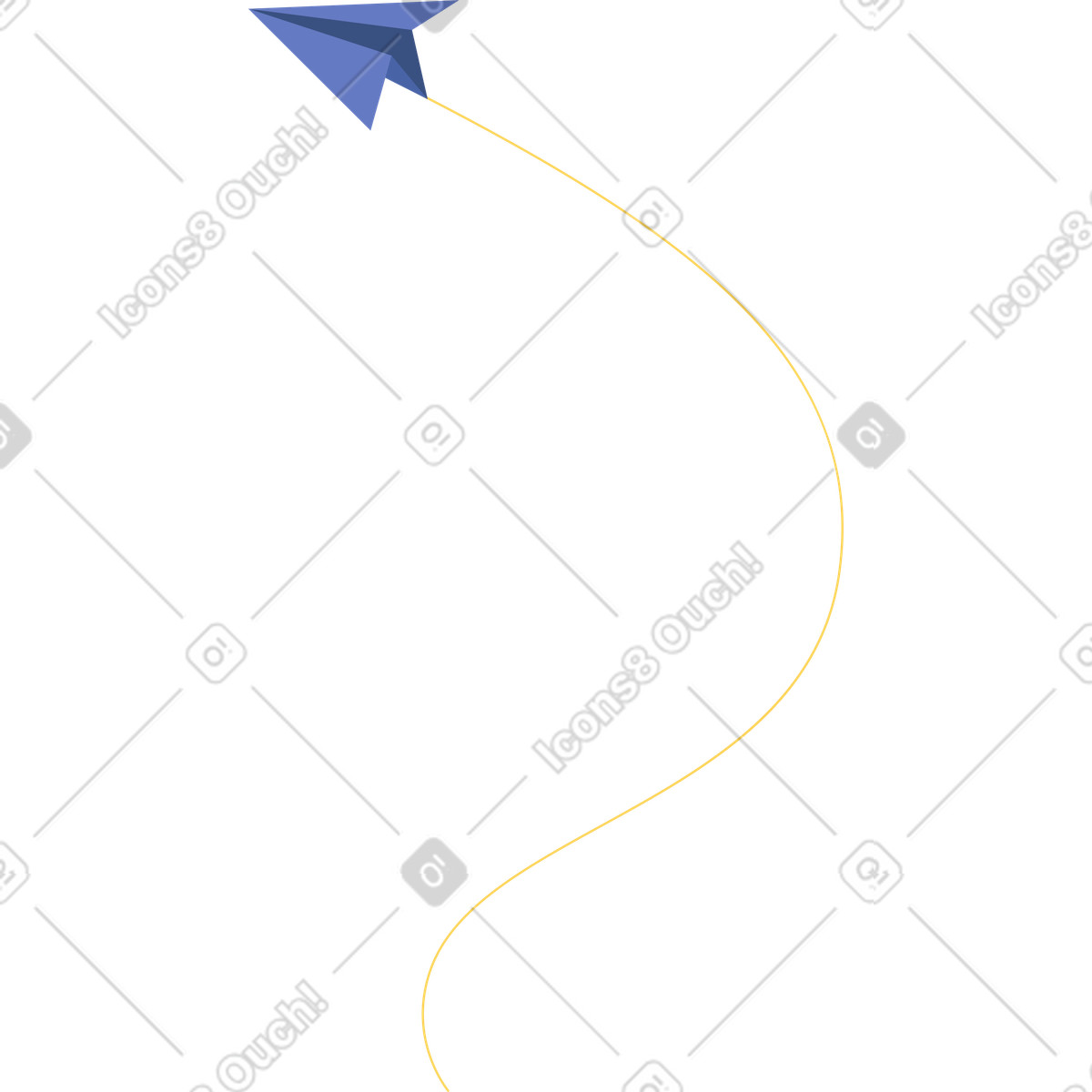 Ilustración Mensaje con linea en estilo Social a descargar en PNG y SVG