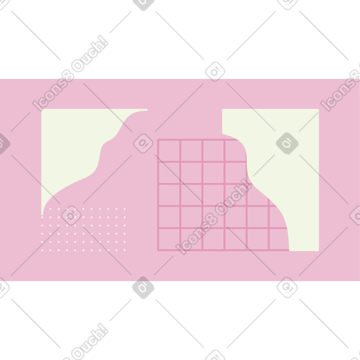 Illustration Points de coins grille dans le style Abstract à télécharger aux formats PNG, SVG