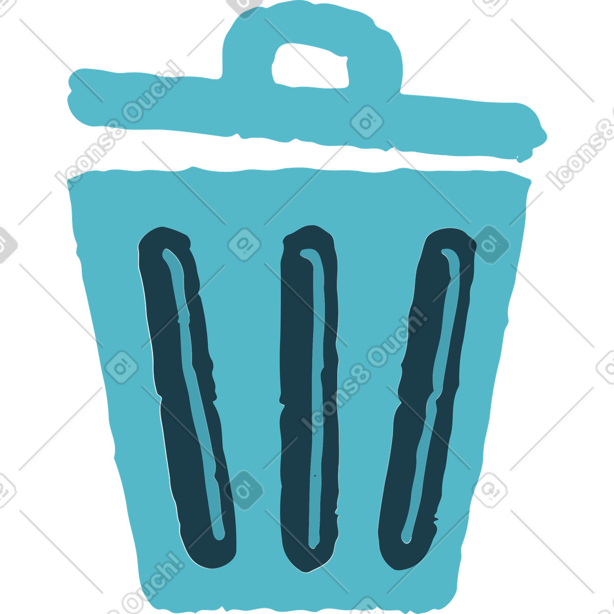 Cancellare illustrazione in stile Flamenco scarica in PNG, SVG