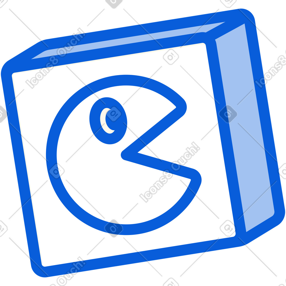 Illustration Icône de jeu dans le style Handy Line à télécharger aux formats PNG, SVG