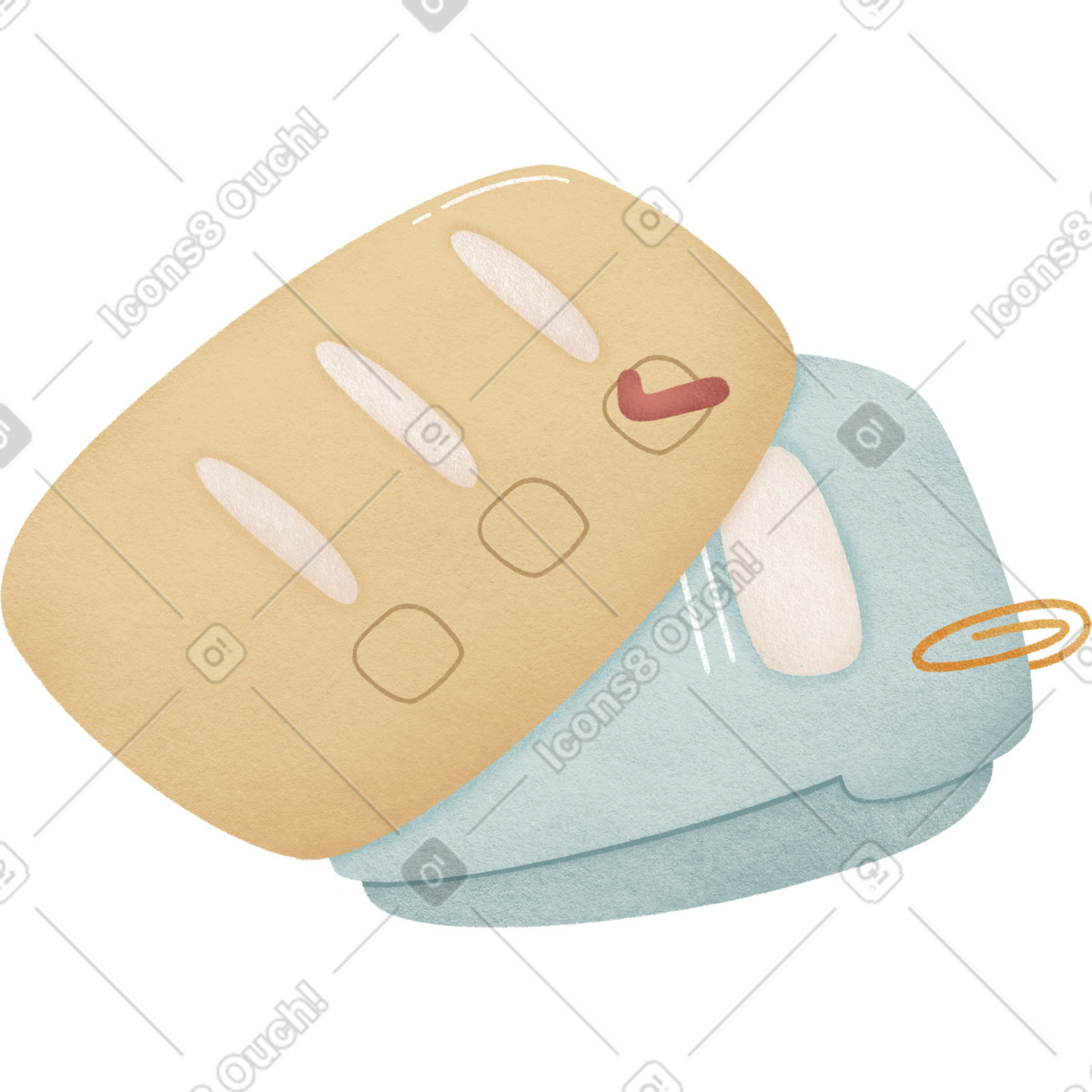 Illustration Form and folder dans le style Woolly à télécharger aux formats PNG, SVG