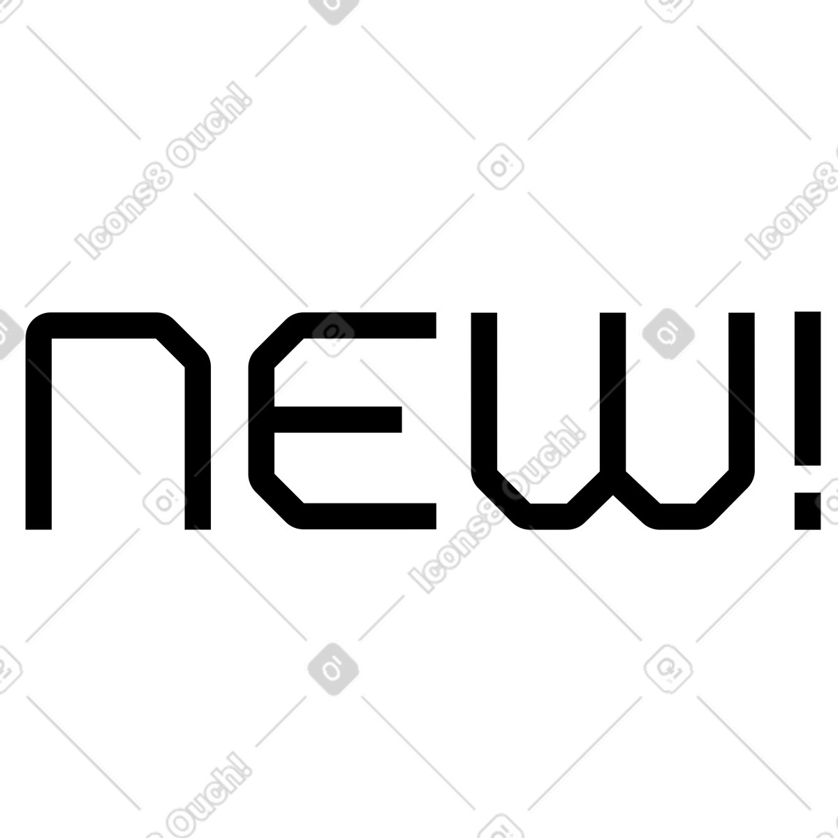 Ilustração de Letras novas! em no estilo Space para baixar em PNG, SVG