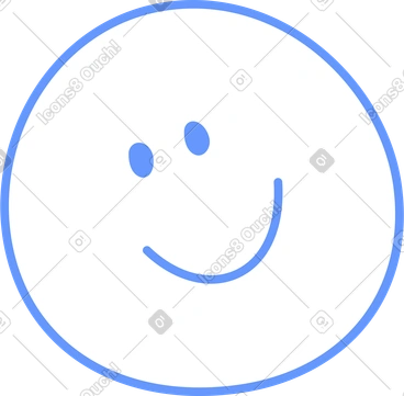 Smiling clipart image in PNG, SVG, GIF formats